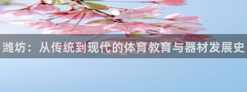 极悦平台官网登录:潍坊:从传统到现代的体育教育与器材发展史